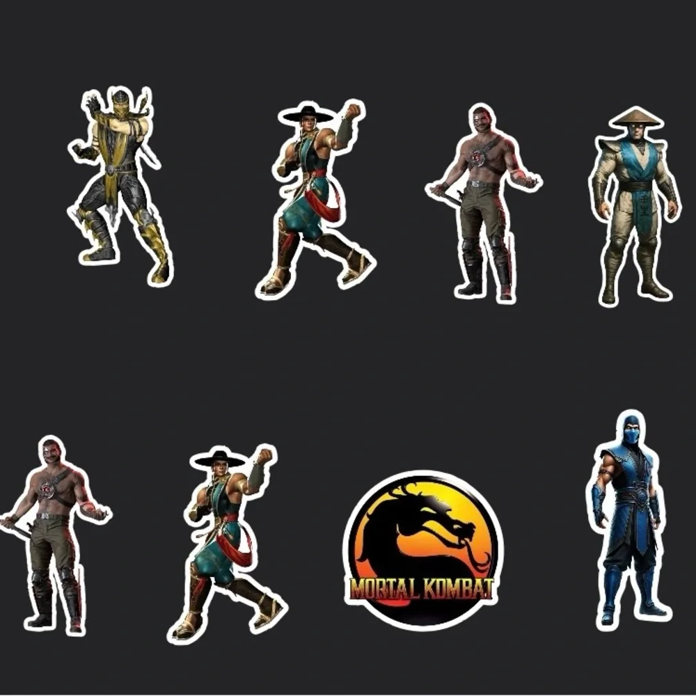 Party Cupcake Toppers mortal kombat